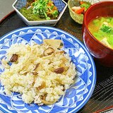 干し茸の炊き込みピラフ